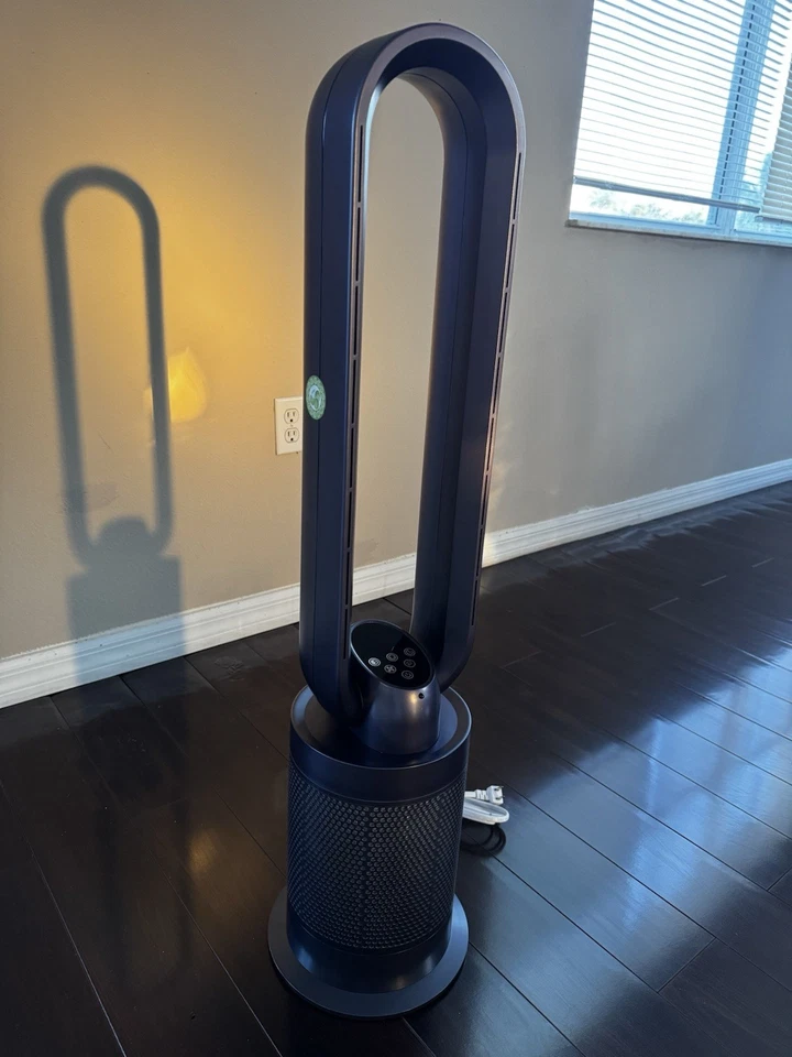 Bladeless Tower Fan Heater Oscillating Cooling & Heating, Remote Control, Timer - Image 3 of 4