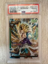 Dragon Ball Leader Parallel PSA10 Son Gohan Card Trading Card Rare Item