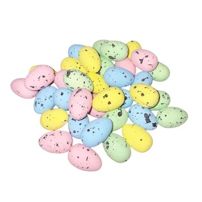 Easter 36 Speckled Egg Decorations 3cm, Bonnet Making, Arts and Crafts