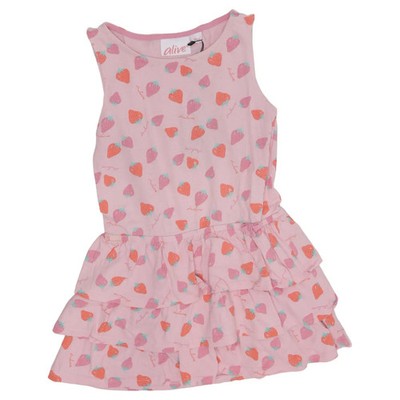 Alive, Kleid, Größe: 98/104, Pink/Mehrfarbig, Bio-Baumwolle, Sonstiges #YwO