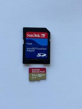 SanDisk Extreme Plus 32 GB MicroSDHC I with Adapter
