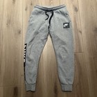 Nike Sportswear Joggers Sweatpants Mens Small Gray Casual Logo