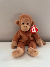 Ty Beanie Baby “Bongo” the Monkey - 3rd Generation - Non Mint Tag (8.5 inch)
