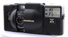  N MINT, ALL WORKS Olympus XA 35mm Point  Shoot Camera  A11 Flash From JAPAN