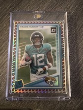 2025 Donruss - Rated Rookie Travis Hunter #301 Optic Preview Football Emoji