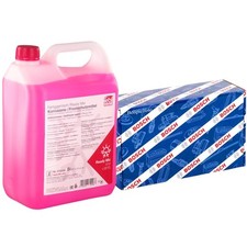 BOSCH Zahnriemensatz mit WAPU + 5L FEBI G12 für GRAND SCÉNIC MEGANE CC EZ0/1