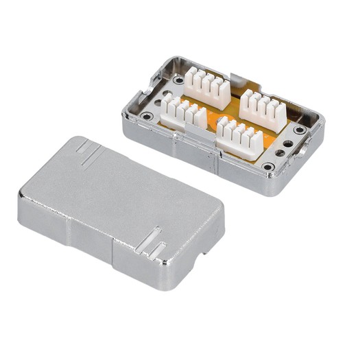 CAT6-Anschlusskasten Abgeschirmtes Netzwerkanschlussgehäuse Mit - Afbeelding 7 van 24