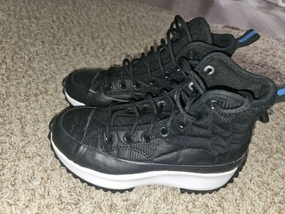 Converse Run Star Hike Womens 5.5 / Mens 4 Black High Top Sneakers Shoes 170246C