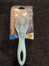 45MM Rotary Cutter for Fabric, Titanium Bonded Handheld Fabric Trimmer