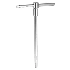 Sliding T-Handle Hex Key Wrench 8/10/12mm 3-Way Free Sliding Handle, Silver
