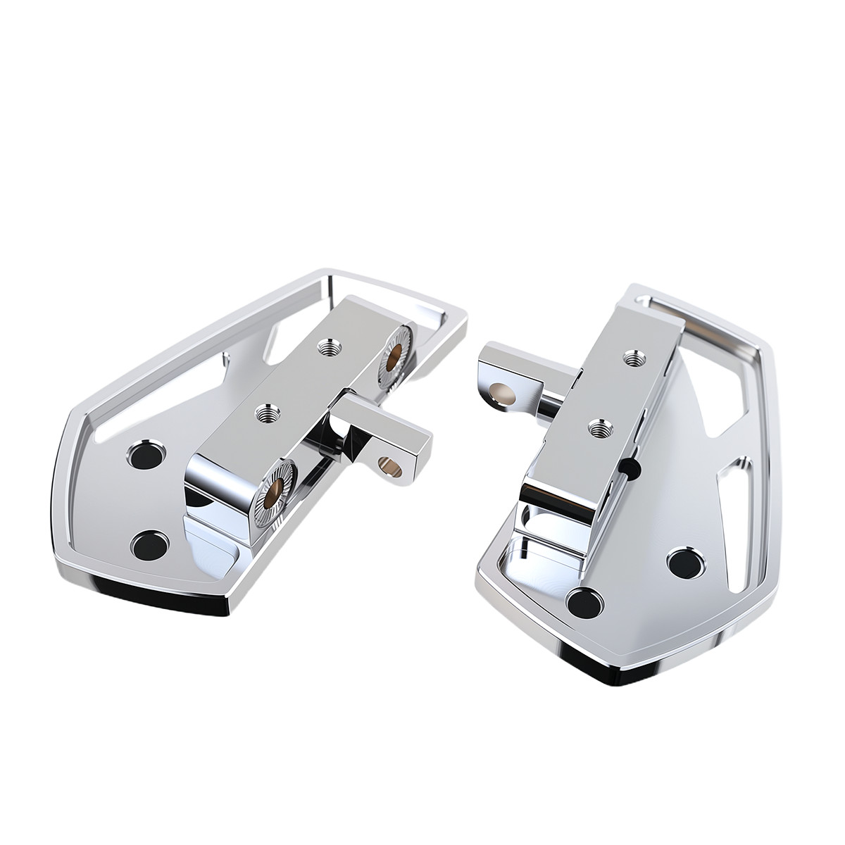 Chrome Phantom Floorboards Footpegs Shifter Peg Pedal Kit For Harley Touring