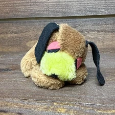Vintage Wallace Berrie & Co Cream Puff 1973 Brown Puppy Dog Mini 4.5" Plush Rare