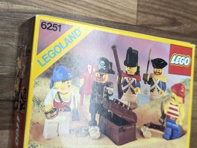 LEGO 6251 Sea Mates Original Packaging Box RARE Box Original Packaging Pirates Pirates 6250 6252