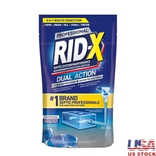 Septic Tank Treatment Gelpacs Easy Use Prevent Backup Natural Enzymes 3.2oz