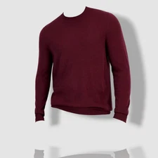 Alfani Men's Red Long-Sleeve Crewneck Merino Wool Sweater Size 3XL