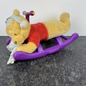 Disney Winnie the Pooh Musical Baby Toddler Plush Toy Rocking Horse Sleepytime