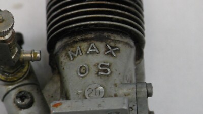 OS Max 20 Glow Engine 1970 Working 0.20ci (3.3ccm) RC w⁄Video