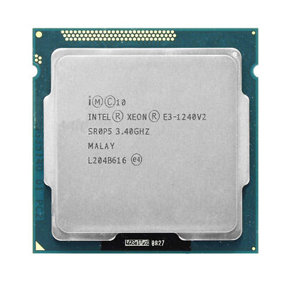 Intel Xeon E3-1240 v2 3.40 GHz SR0P5 8M Cache LGA1155 5 GT/s CPU Processor