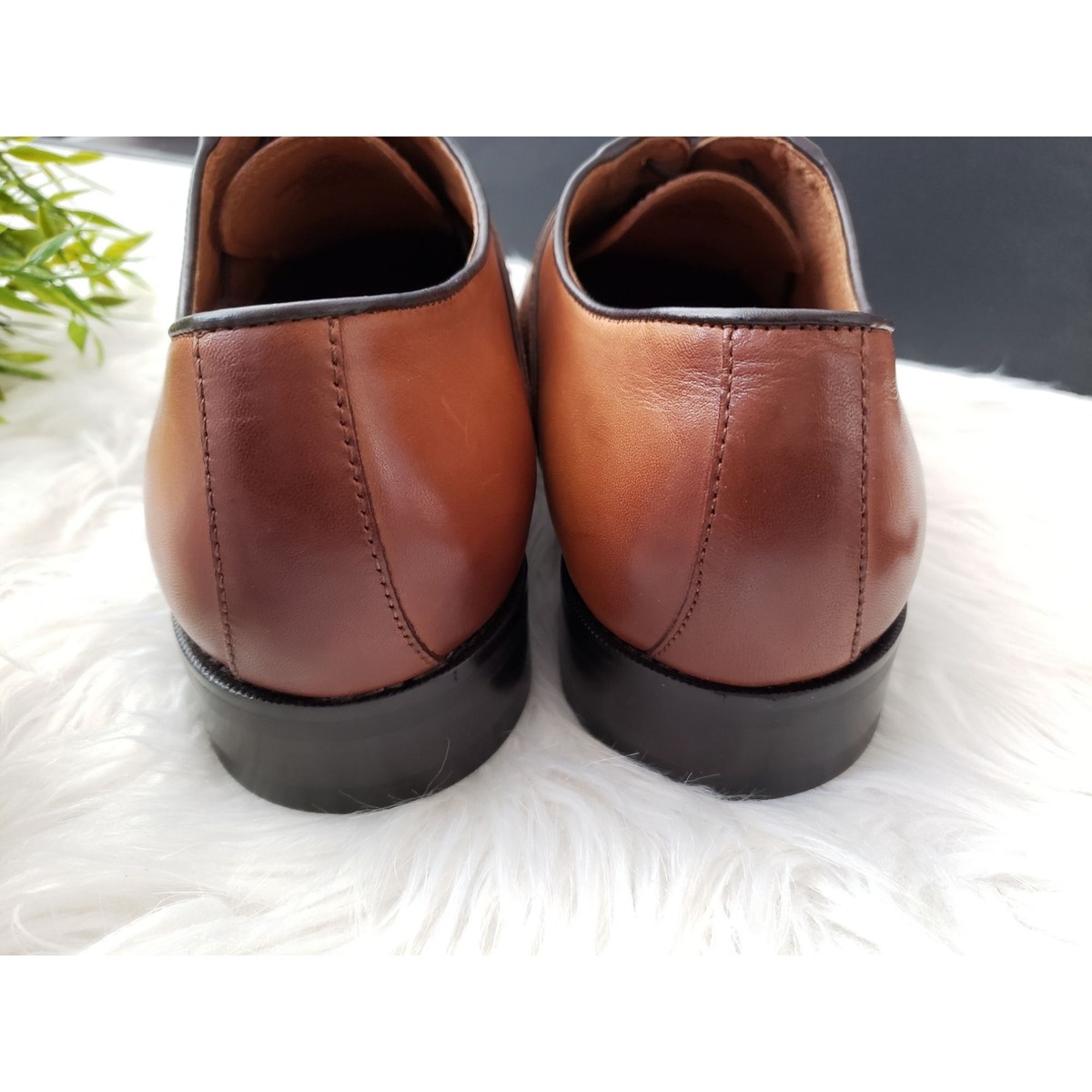 Blake McKay Mens Professional Oxford Cognac Dress Shoe Lewis  display picture 3