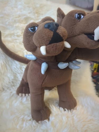 Harry Potter 10” Fluffy Hagrid's Three Headed Dog Plush Soft Toy Gund 2000 - Picture 2 of 8