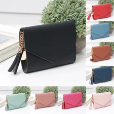 Leather Women's Wallet Small Trifold ID Card Holder Cash Purse Mini Handbag US