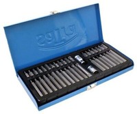 Stecknuss Bitsatz 40Tlg. Torx 6-Kant Vielzahn SteckschlüSsel Bitset Bit Bits Kfz