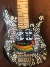 metall gitarre wandbild