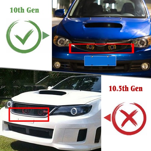 Frontstoßstange Gitter Kühlergrill Für Subaru Impreza WRX STi 2008-2011 2009 Neu - Picture 4 of 17
