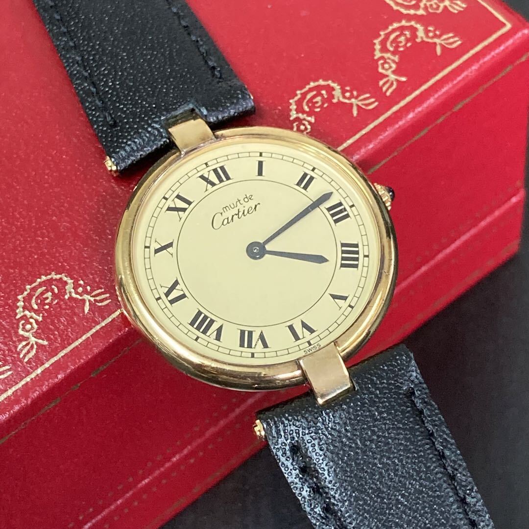 ◆VINTAGE◆【Cartier】2C*LM vintage_cartier_manual_wind_wa