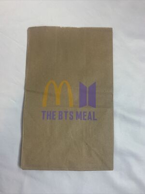 2021 McDonalds x BTS The BTS Meal Bag Brand New Ships Worldwide | eBay