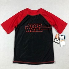 Star Wars Disney Swim Shirt Kids Boys Unisex 7 UPF 50 Rashguard Top NEW 32