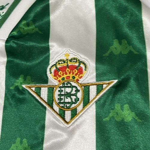 Real Betis Alfonso Perez Jersey Vintage Kappa Alfonso Kit 1990s Soccer Football - Picture 5 of 14
