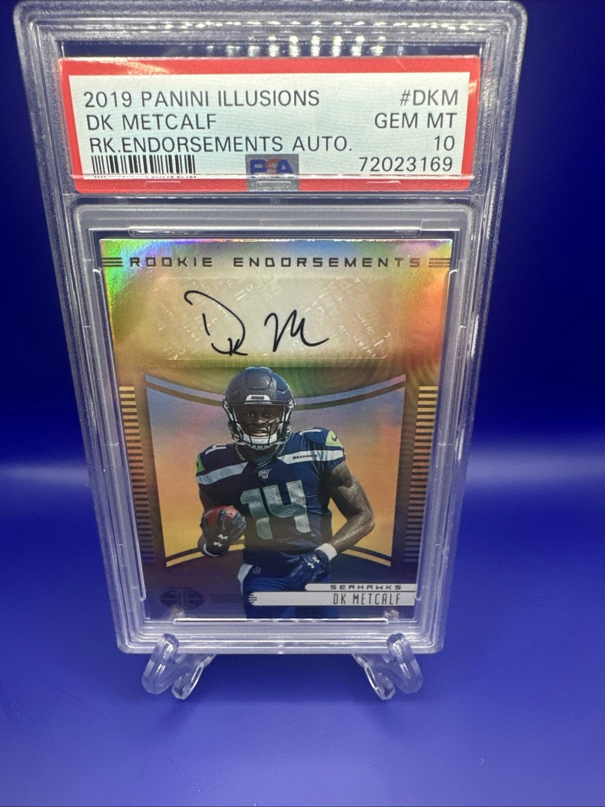 DK Metcalf Panini Illusions Rookie Endorsements Autographs #DKM Base