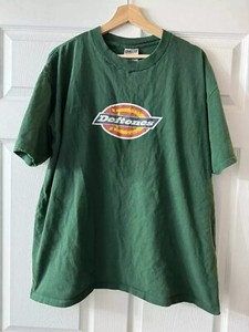 T-shirt Vintage Unisexe Deftones X Dickies - Logo Réimprimé Années 90 - Gildan 5000