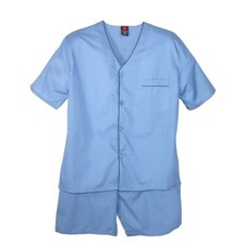 Hanes Men's Short Sleeve Short Leg Classics Woven Pajama Set Small
