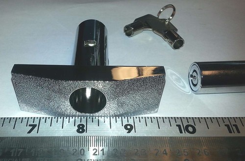 Vending machine T handle lock assembly w/ plug lock & 2 keys New FREE SHIPPING - Picture 5 of 12