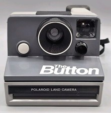 VINTAGE Polaroid Land Camera "The Button" Instant Camera