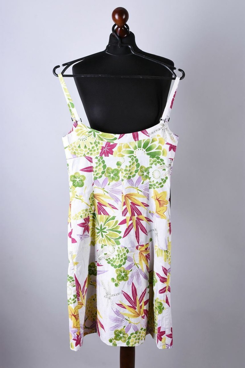 ワンピース BOSS Woman Dress Multicolor 50530945 974 BOSS - Wrap-front dress in a pinstripe linen blend - Patterned