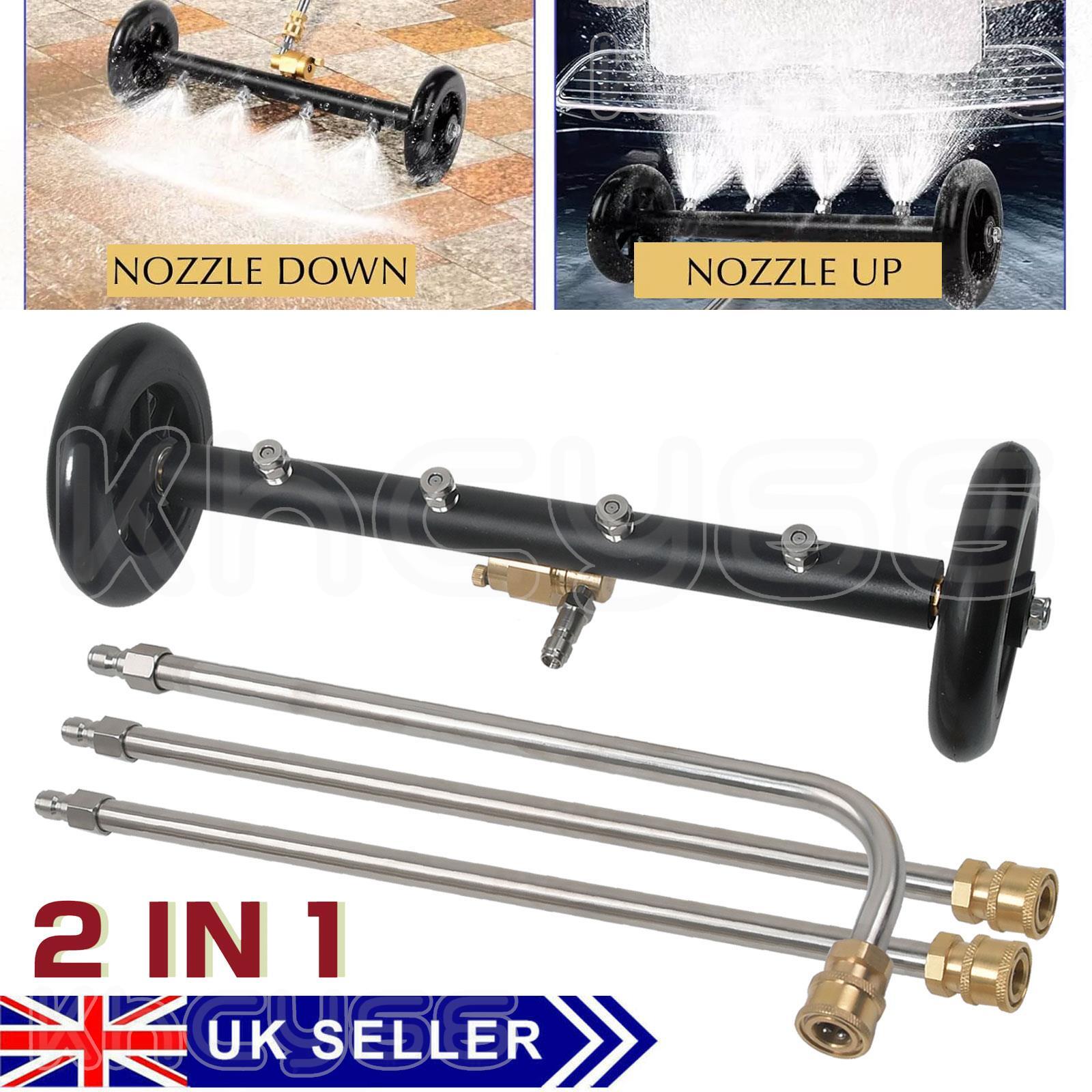 4500psi Under Car Pressure Washer Undercarriage Cleaner Underbody Wash Broom UK