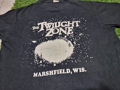 RARE Vintage 80's TV Movie THE TWILIGHT ZONE T-Shirt Rod Sterling
