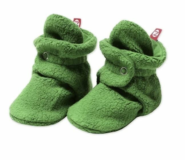 Newborn Booties Zutano Fleece Baby Booties Zutano Unisex Fleece