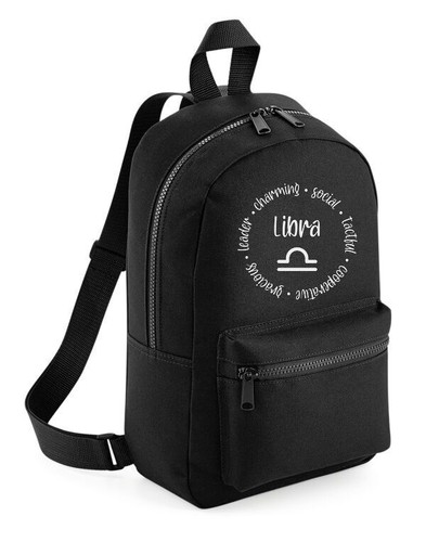 Zodiac Traits Star Sign Backpack Mini Fashion Bag Horoscope Rucksack - Picture 7 of 72