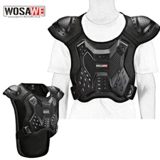 WOSAWE Adult Motorcycle Armor Chest Protector Ski Racing Spine Protection Guards