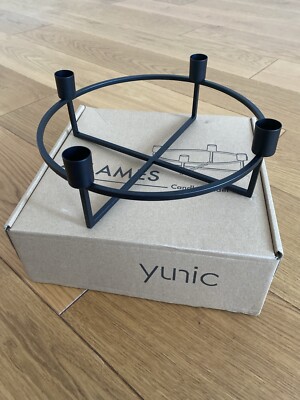 Kerzenständer Schwarz Yunic
