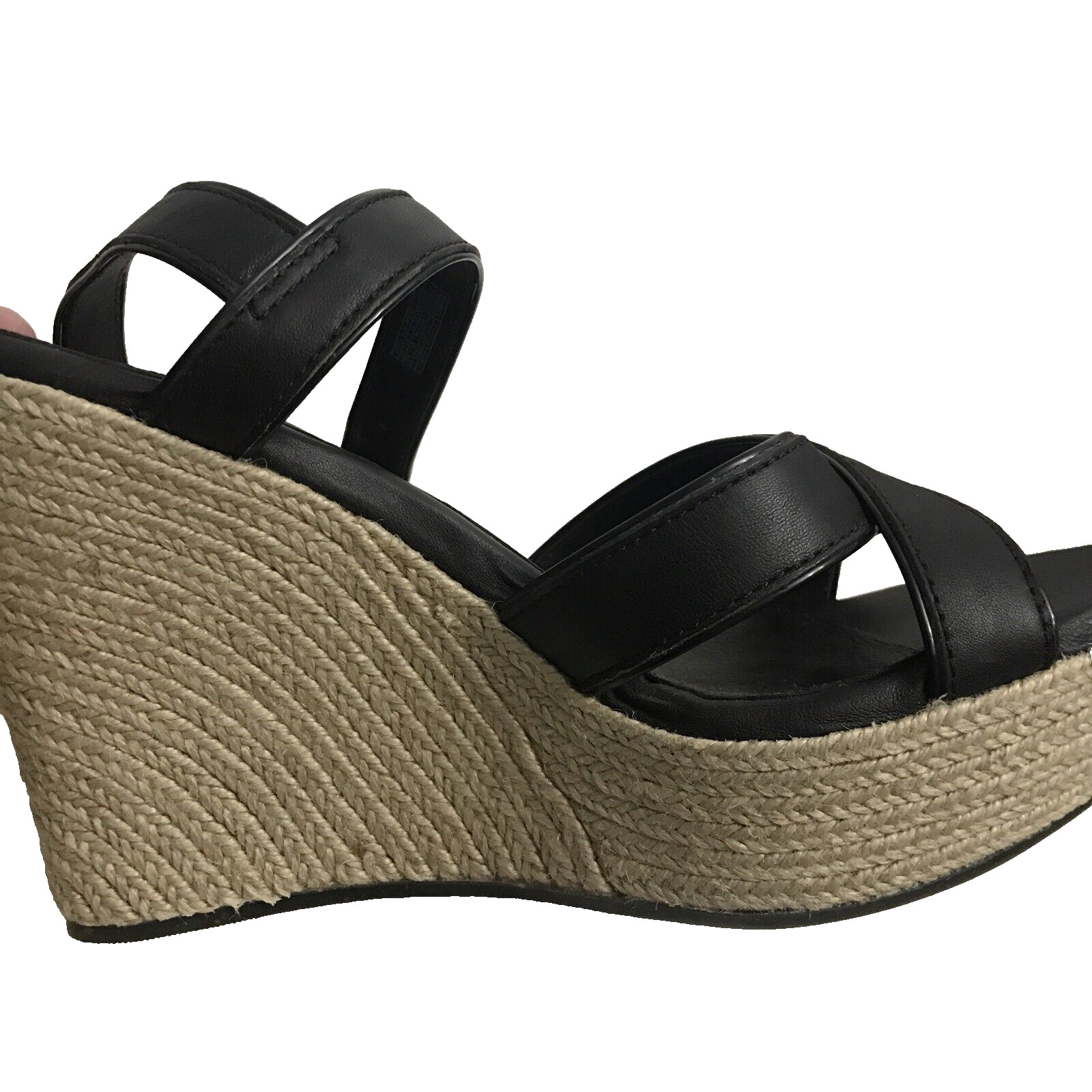 UGG JACKILYN JAVA LEATHER STRAPPY WEDGE SANDALS H… - image 10