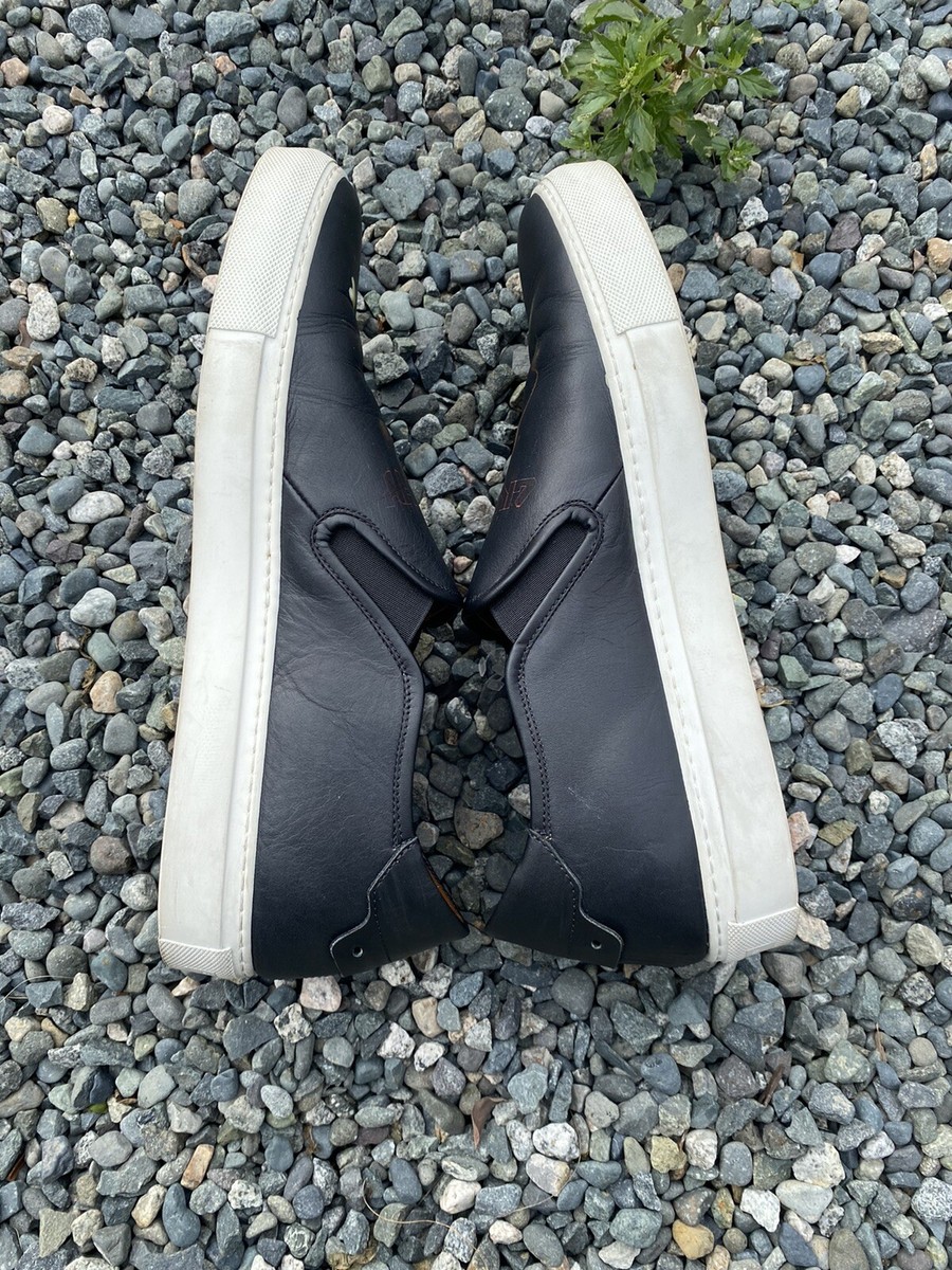 Givenchy Army Skull Slip-On Leather Skate Sneaker - Black  display picture 2