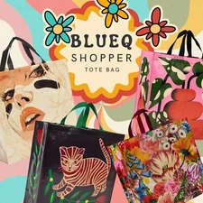 BlueQ Shopper Tote Bag - Plant Mom, Beer Me, Good Things About Wine Bags