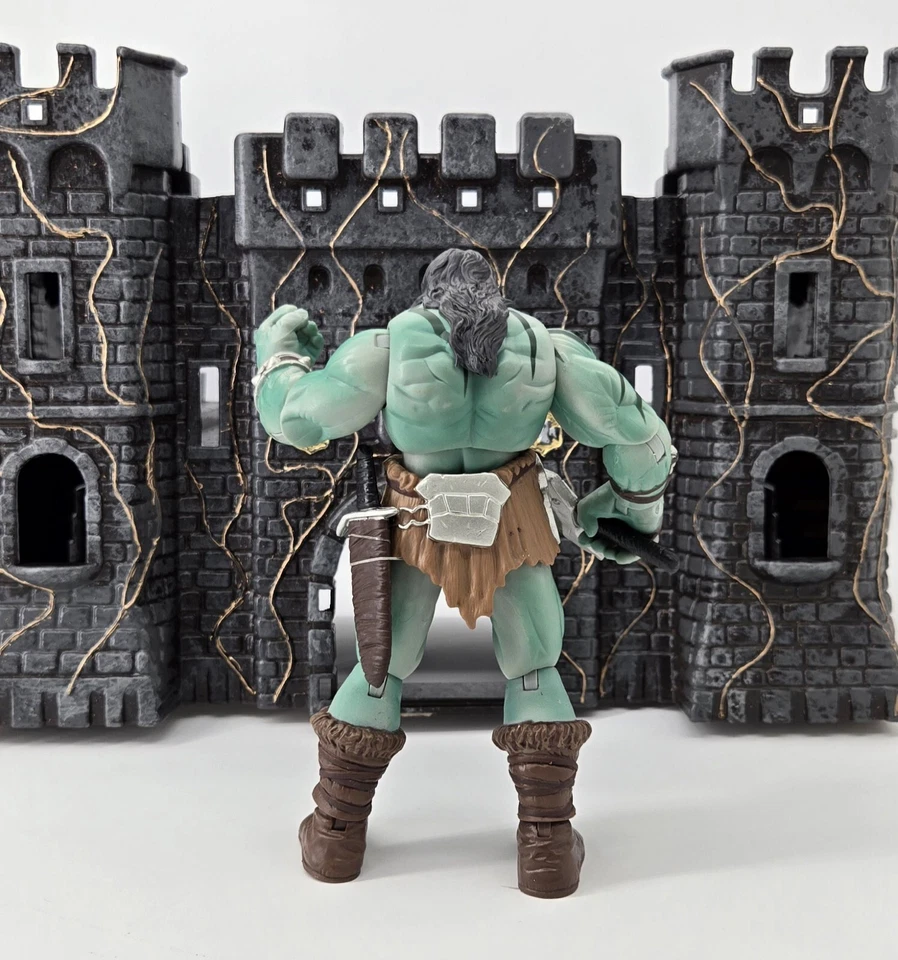 Figura de acción Marvel Legends Skaar Son Of Hulk 7" Fin Fang Foom BAF Wave Foto 4 de 4