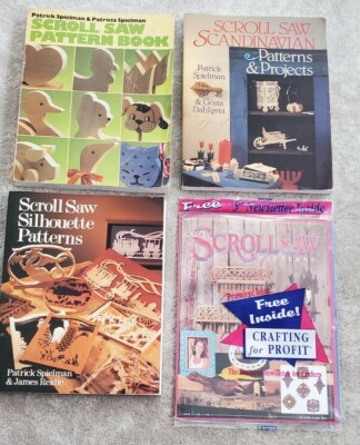 Lot Patrick Spielman Scroll Saw Pattern Book SCANDINAVIAN Silhouette Wood Crafts