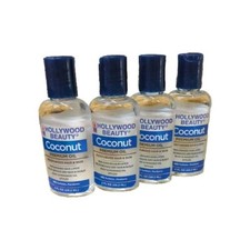 Hollywood Beauty Coconut Oil, Moisturizes Hair  Skin 2 oz. -4 Pack